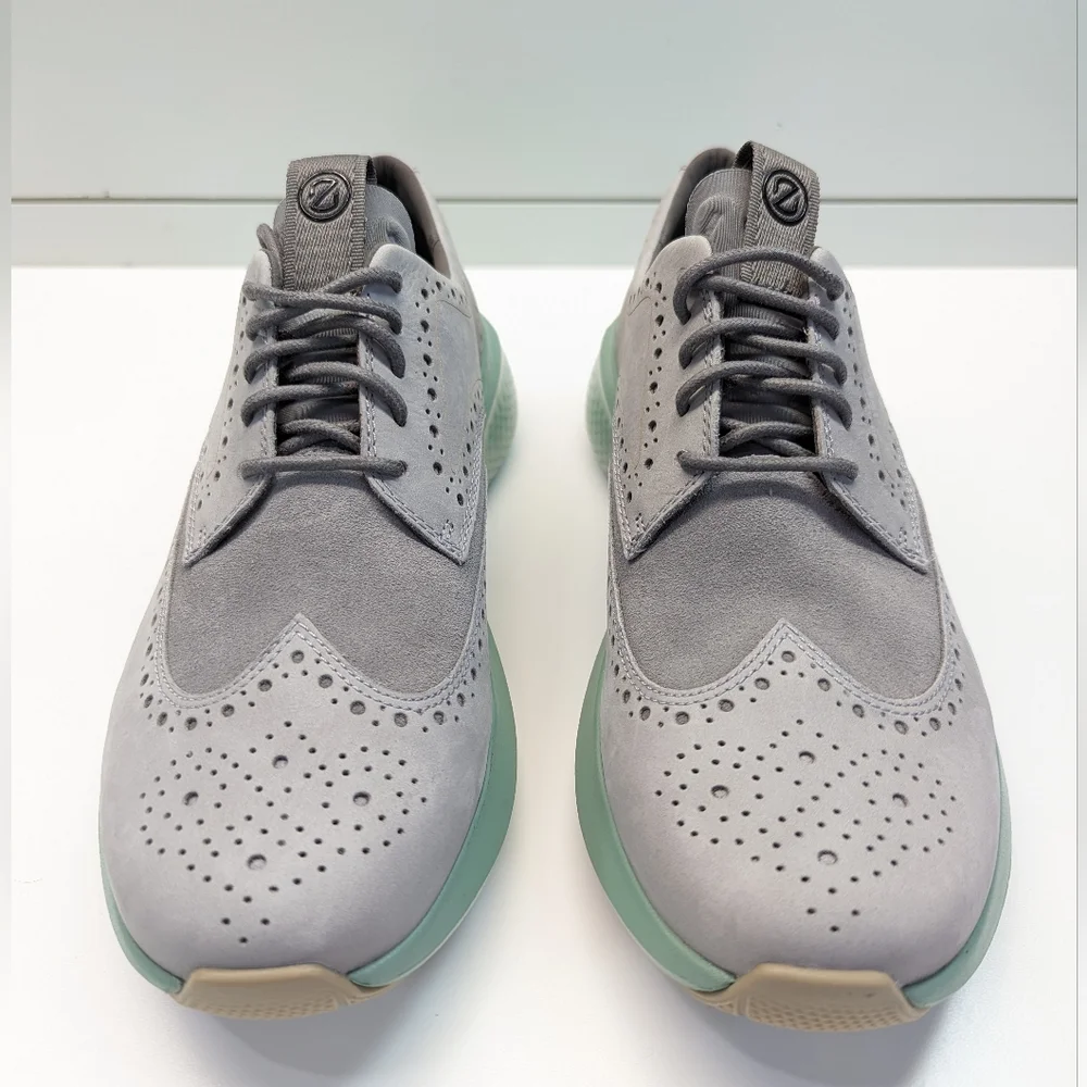 Cole Haan Zerogrand Changepace Wing Sleet Granite Grey Green Shoes sz Men's 8.5